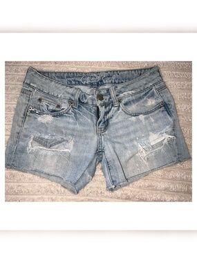 American Eagle Distressed Bleached Shorts